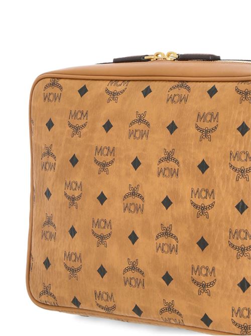 Ottomar toiletry bag in visetos MCM | MXZESTT03CO