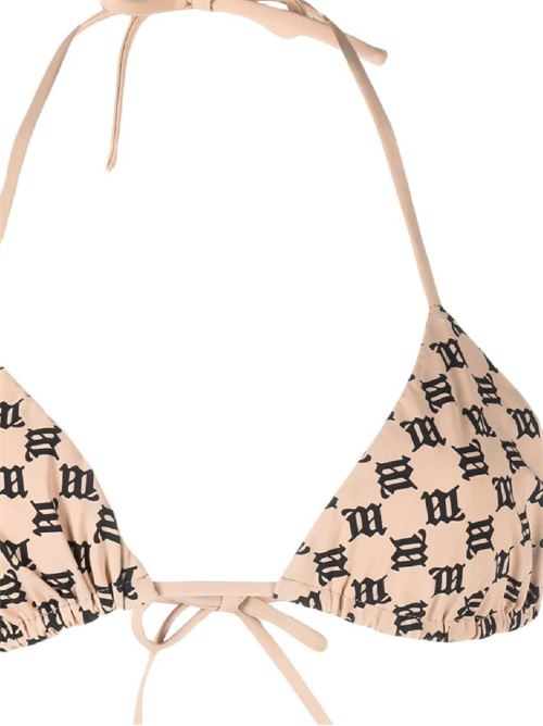 monogram-pattern bikini top MisBHV | 022W652BEIGE