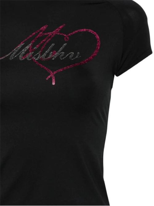 T-shirt nero con logo MisBHV | 240W139BLACK