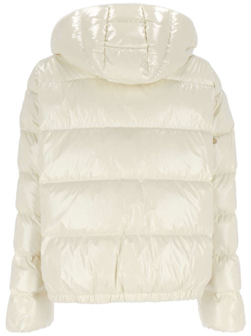 Andro down jacketA timeless garment perfect for urban life, the Andro down jacket is ideal for completing looks for the office and free time. Made from nylon, this short puffer jacket features a lightweight longue saison lining and a removable hood. The iconic patch pocket on the chest adds the final touch of style to the garment. Moncler | 1A000-02597EU10W