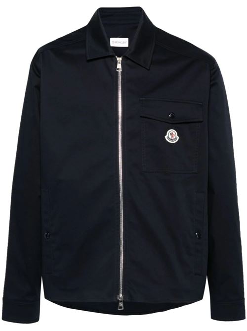 Gabardine shirt with zip Moncler | 2F000-0257448781