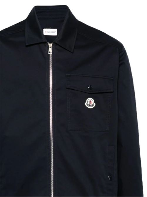 Gabardine shirt with zip Moncler | 2F000-0257448781