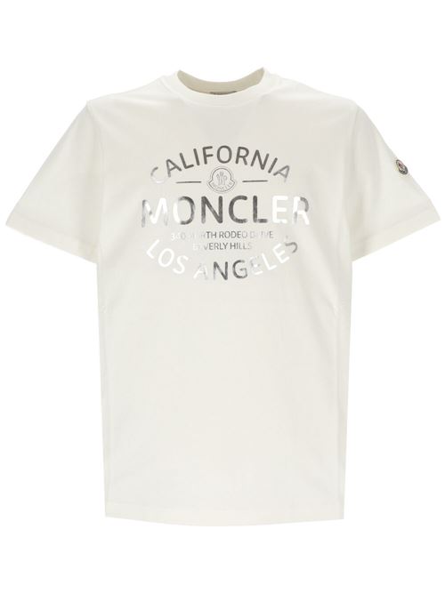 T-shirt bianca uomo Moncler | 8C000-4089AJS034