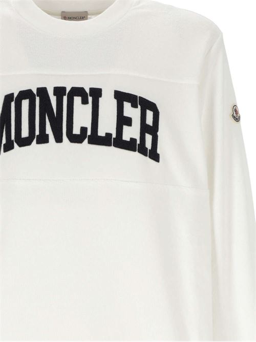 White/black sweatshirt Moncler | 8G000-24899VV032