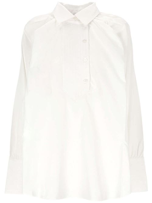 White cotton poplin woman shirt Patou | BL0310017001W