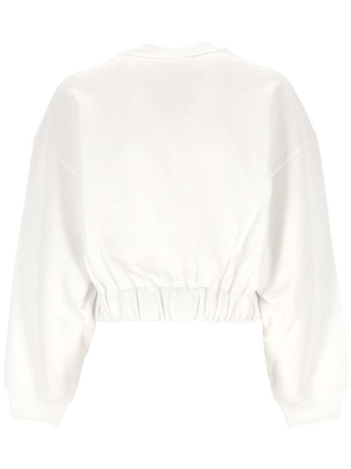 White/multicolour cotton sweatshirt Patou | JE0999985001W