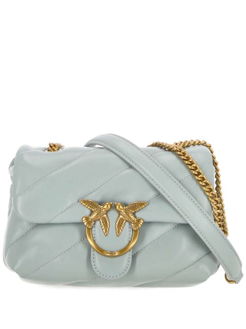 Bag with light blue logo buckle Pinko | 100039A0F2E68Q