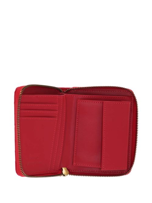 Red sheepskin grained wallet Pinko | 100249A0GKR30Q