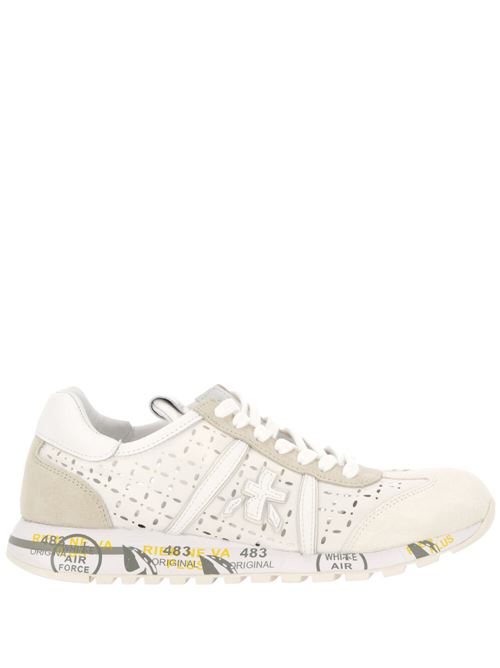 Sneakers bianco/multicolore traforato Premiata | LUCYD6669