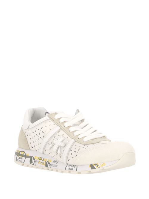 Sneakers bianco/multicolore traforato Premiata | LUCYD6669