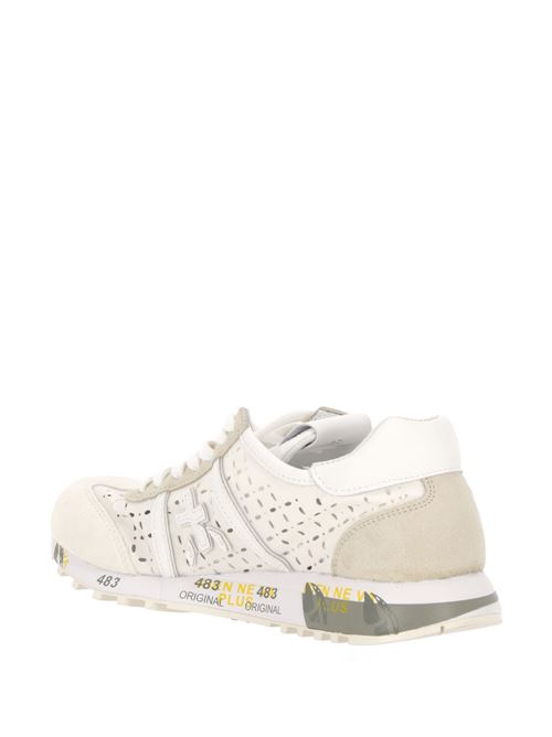 Sneakers bianco/multicolore traforato Premiata | LUCYD6669