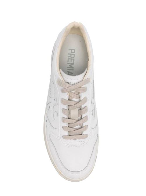 Sneakers bianca a grana liscia Premiata | MICOL6788