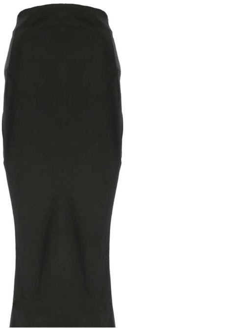 Black stretch-silk satin woman skirt RETROFETE | HL248088BLK