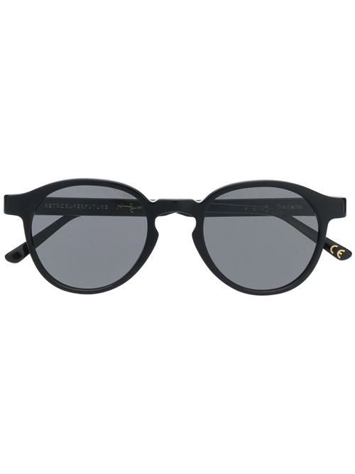 Black acetate round frame sunglasses RETROSUPERFUTURE | 0Q7BLACK