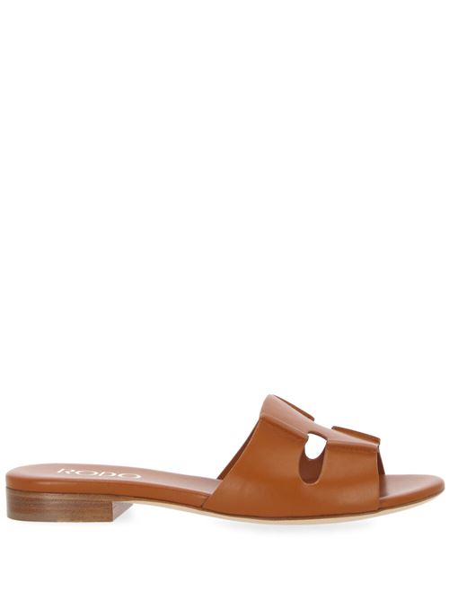 Brown woman sandal Rodo | S0829093CUOIO