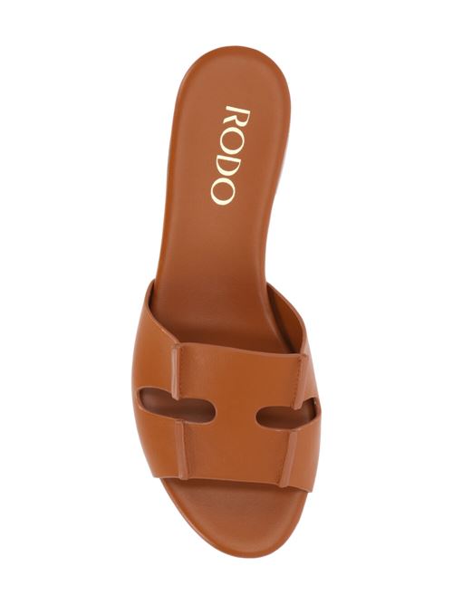 Brown woman sandal Rodo | S0829093CUOIO