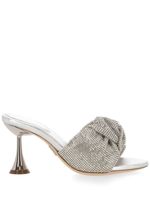 Silver-tone woman sandal Rodo | S0846068ARGENTO/BIANCO