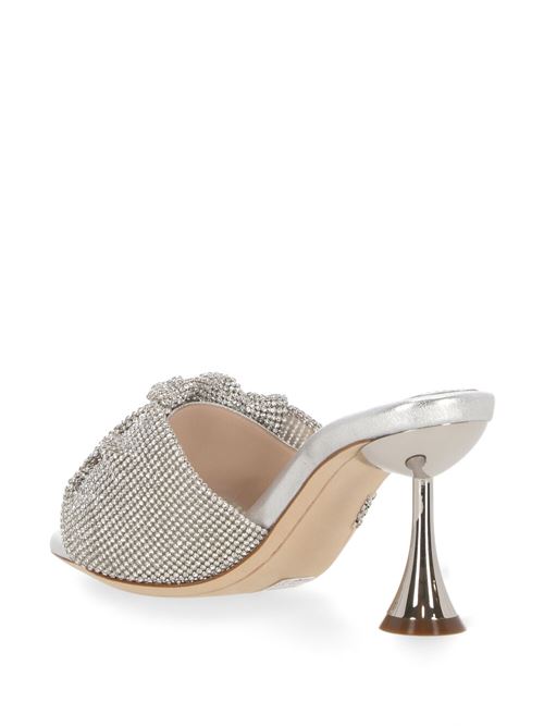 Silver-tone woman sandal Rodo | S0846068ARGENTO/BIANCO