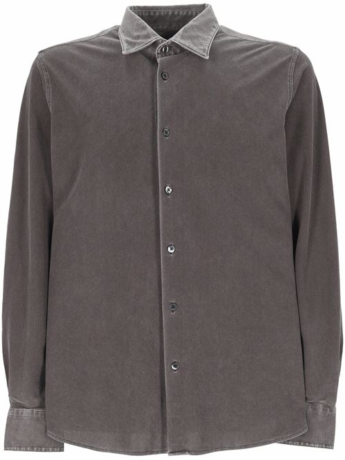 Techno Wash Piquè Shirt Black for men RRD | 2425886