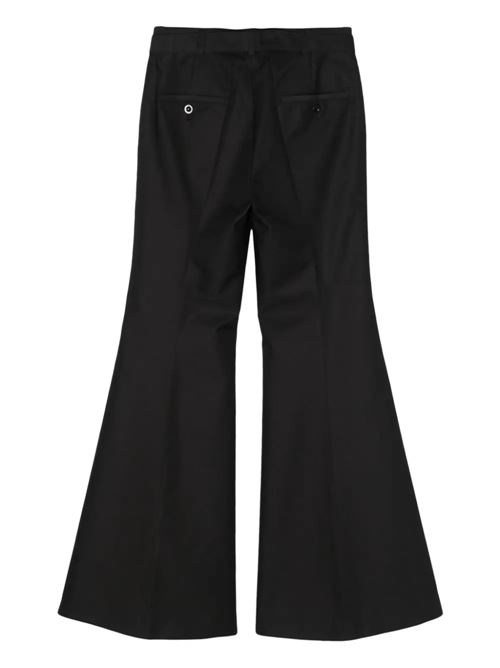 Pantaloni vita bassa neri Sacai | 07242001