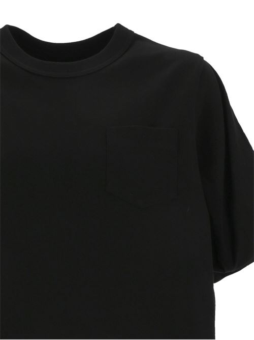 Top in cotone nero Sacai | 07311001