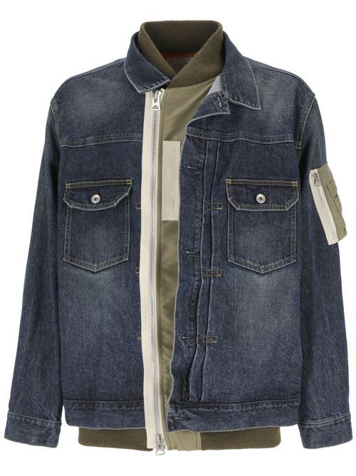 Giacca in denim lavato Sacai | 24-03352M401