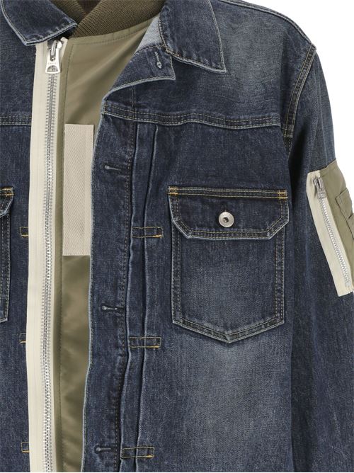 Giacca in denim lavato Sacai | 24-03352M401