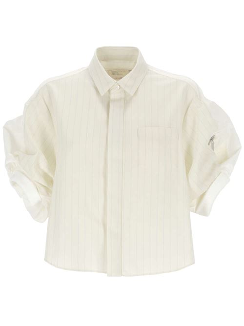 Off-white pinstripe shirt Sacai | 24-07119151