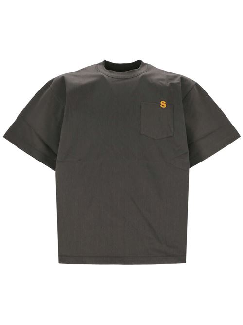 Dark grey t-shirt Sacai | SCM-087301