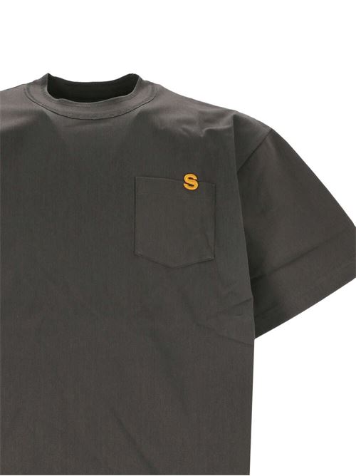 Dark grey t-shirt SACAI | SCM-087301