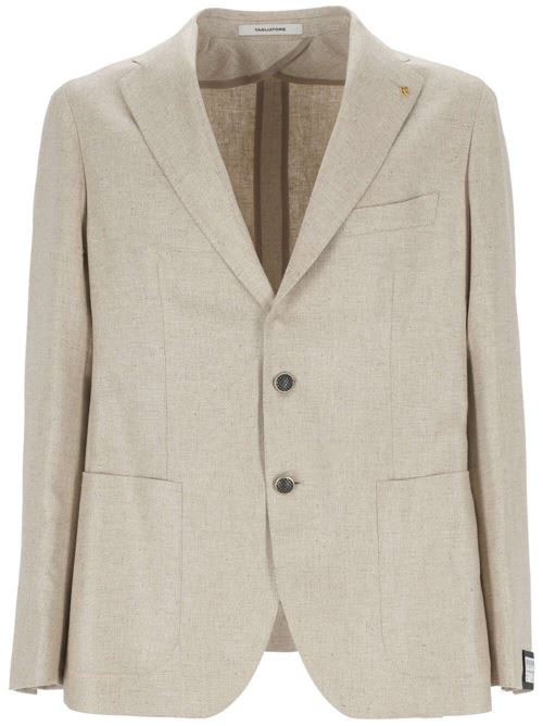 Almond beige silk jacket Tagliatore | 1SMC22K440044U24E293A3091