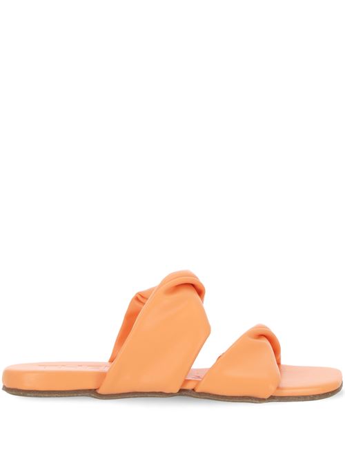 Orange woman sandal Themoirè | TMSR24LNN82FLAME