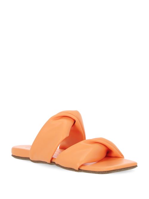 Orange woman sandal Themoirè | TMSR24LNN82FLAME