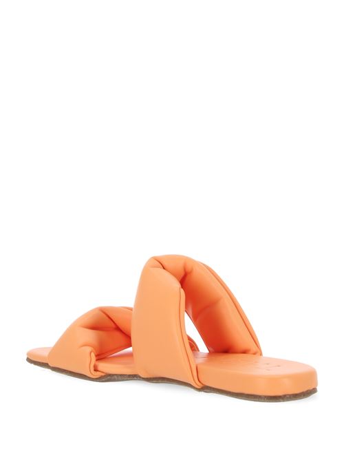 Orange woman sandal Themoirè | TMSR24LNN82FLAME