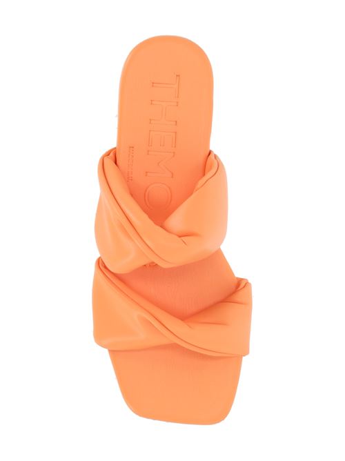 Orange woman sandal Themoirè | TMSR24LNN82FLAME