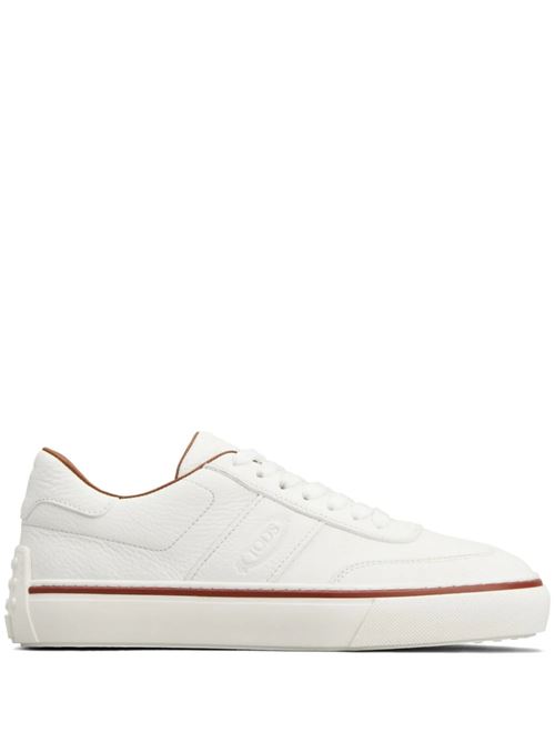 White calf leather sneaker TODS | XXM03E0GC50TLDB001