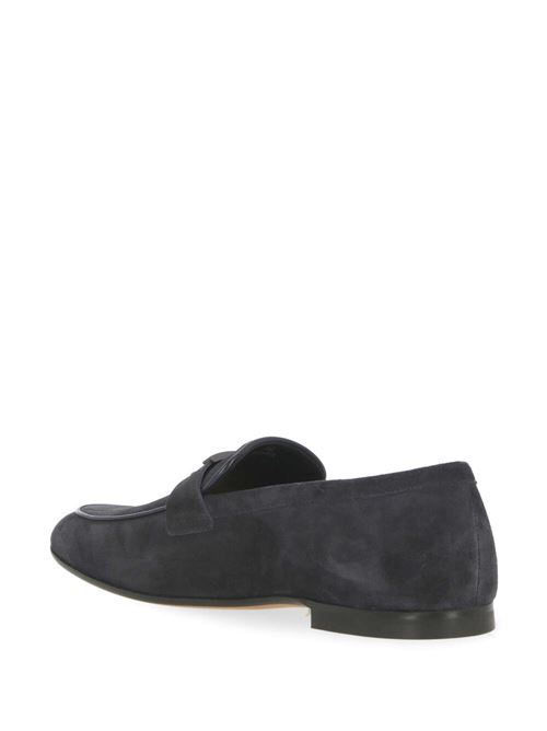 Navy blue suede loafer Tod'S | XXM38K0HW20SGOL0T3