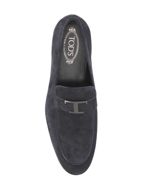 Navy blue suede loafer Tod'S | XXM38K0HW20SGOL0T3