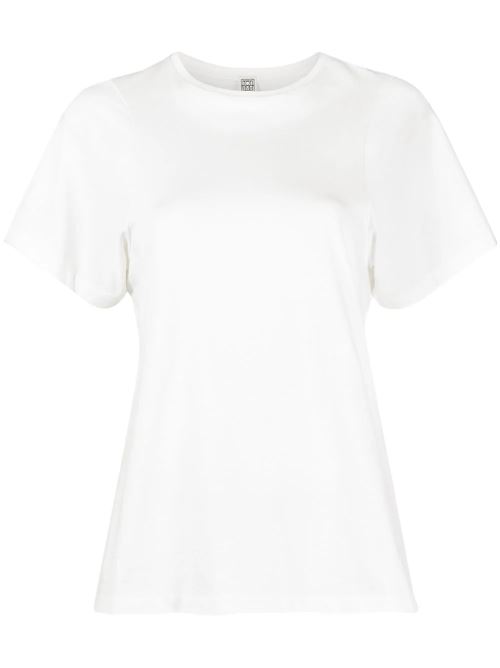 White cotton short sleeved T-shirt Toteme | 211439770110