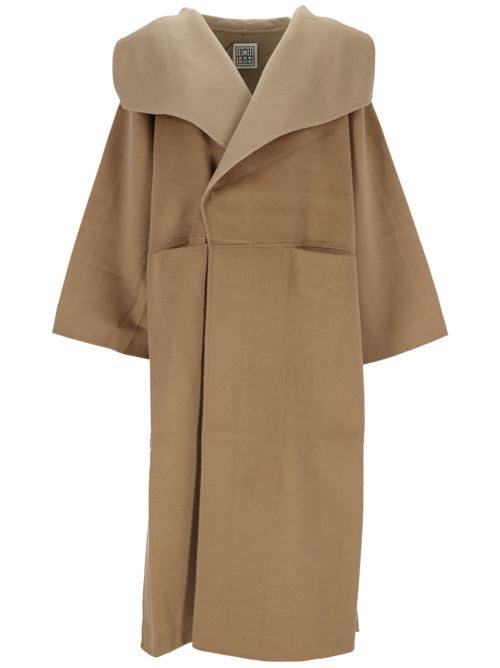 Cappotto in misto lana-cashmere beige sabbia Toteme | 234WRO885FB0049154