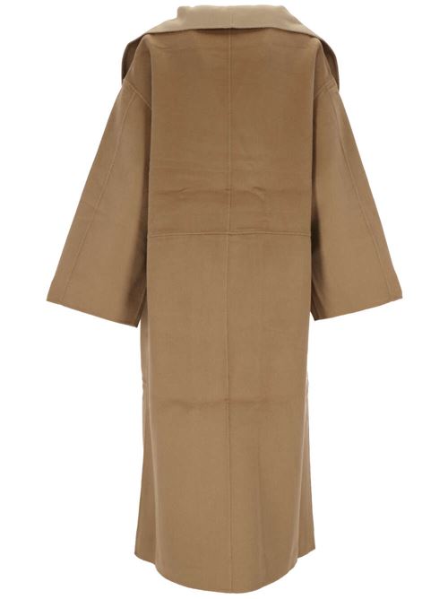 Sand beige wool-cashmere coat Toteme | 234WRO885FB0049154