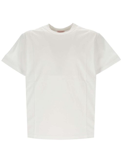 White cotton soft jersey t-shirt VALENTINO GARAVANI | 4V3MG13A9VE0BO