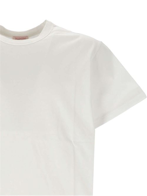 White cotton soft jersey t-shirt VALENTINO GARAVANI | 4V3MG13A9VE0BO