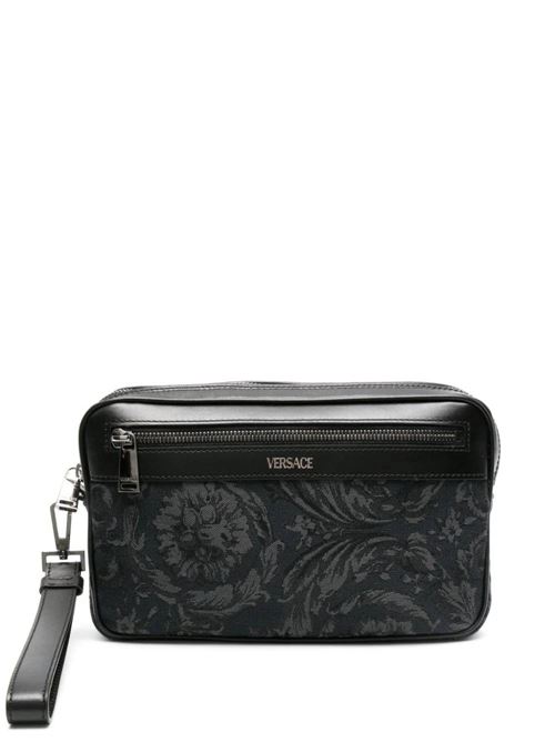 Borsetta nera in pelle Versace | 10128551A093212BM0E