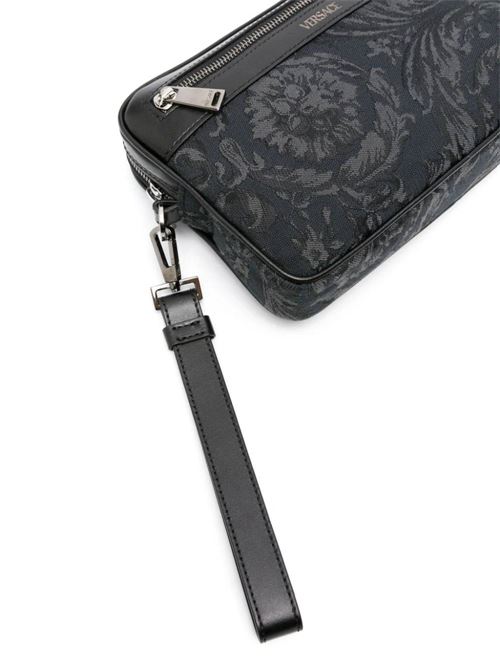 Borsetta nera in pelle Versace | 10128551A093212BM0E