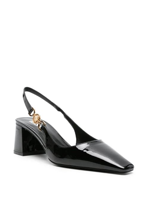 Black calf leather pump Versace | 1013740D2VE1B00V