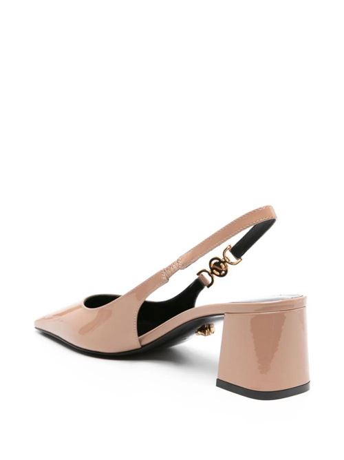 Almond beige calf leather pump Versace | 1013740D2VE1PS0V