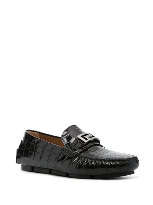 black loafer Versace | 10139721A098911B00E