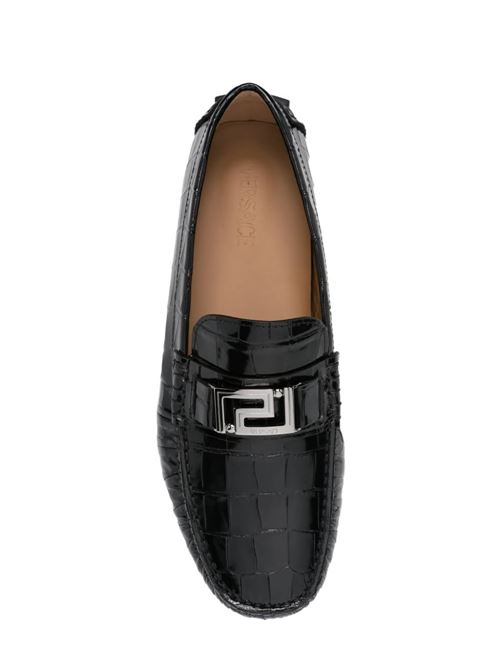 black loafer Versace | 10139721A098911B00E