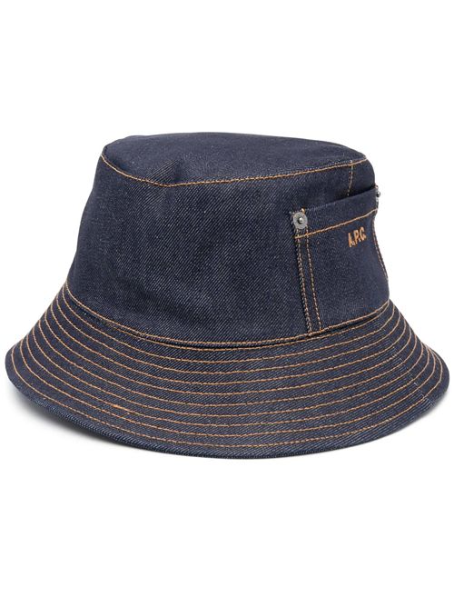 Cappello bucket con cuciture a contrasto A.P.C. | COCSXM24125IAI